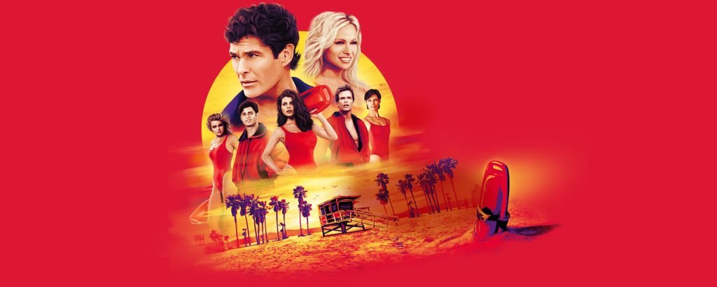 David Hasselhoff, Pamela Anderson and the Baywatch cast in official remastered-series artwork