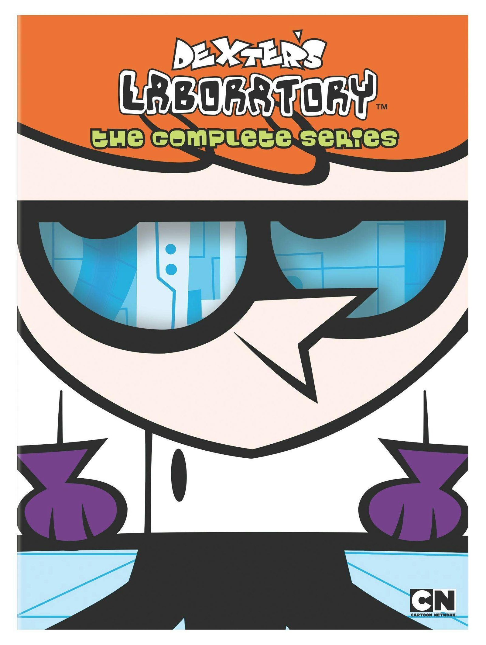 Dexter in his laboratory goggles, from the official complete-series artwork